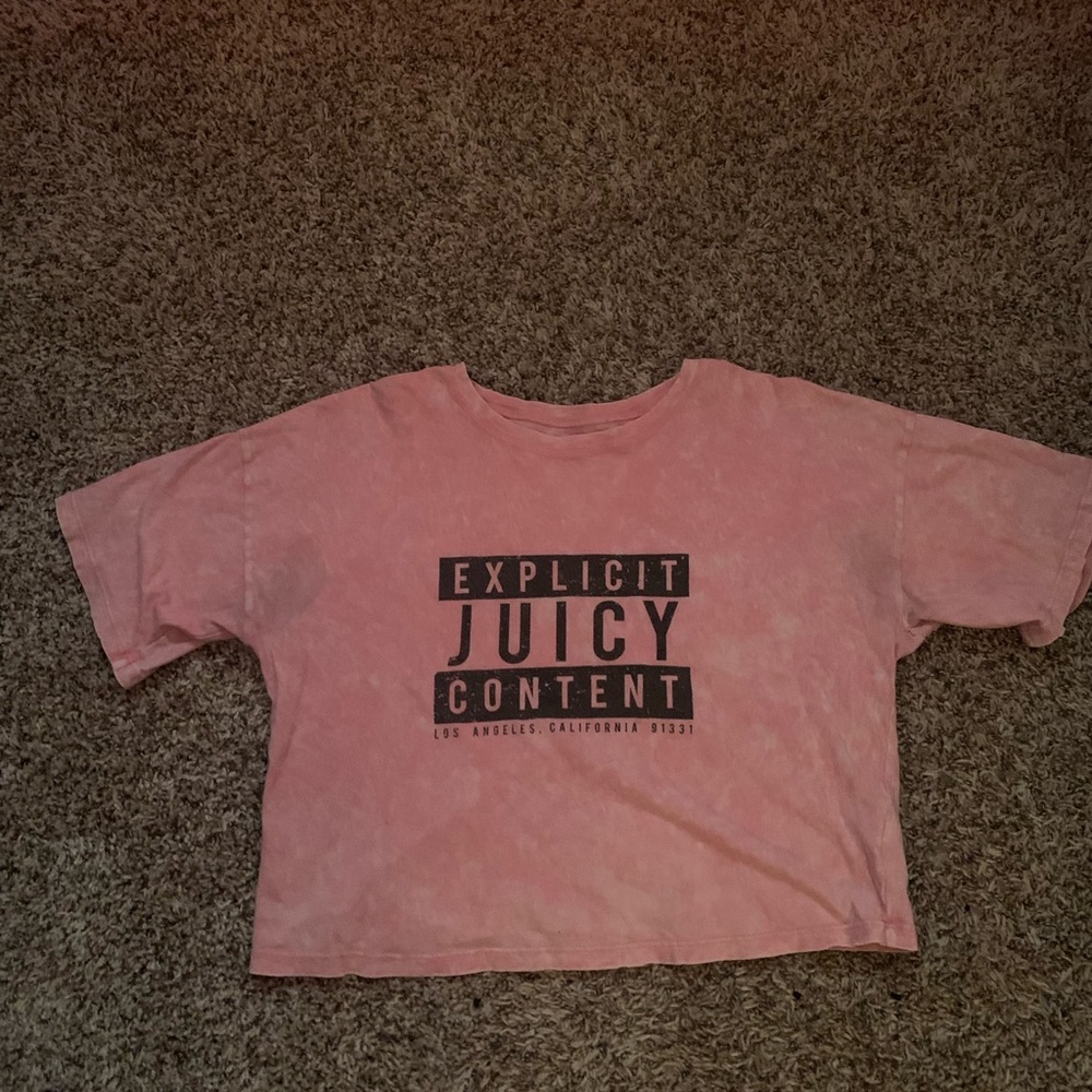 Juicy couture cropped shirt
